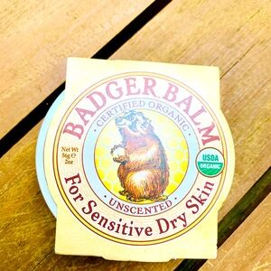 Badger Balm Unscented Moisturizer for Dry Sensitive Skin - Cream